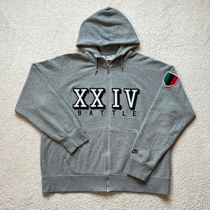 Rare Vintage/Y2K Nike Kobe Bryant All Embroidered French Terry Cowl Neck Hoodie